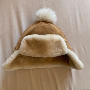 Ugg Shearling flap hat